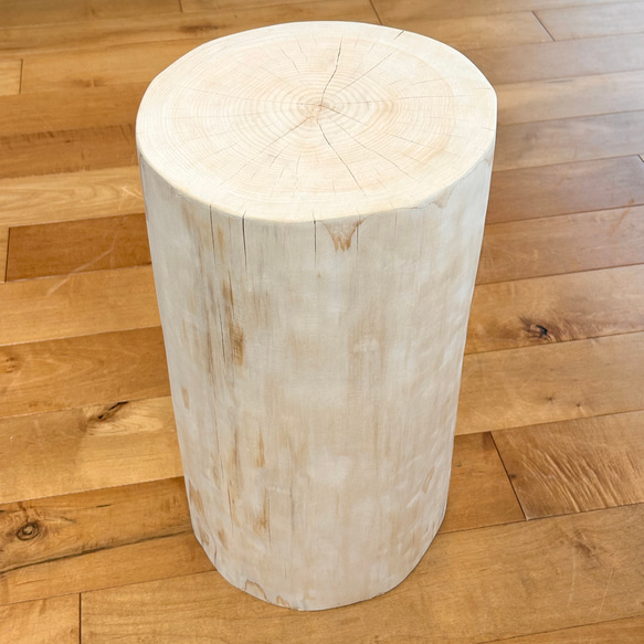 Hinoki  Wood  Stool No.275 1枚目の画像