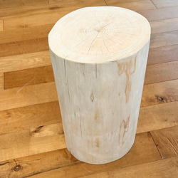 Hinoki  Wood  Stool No.275 2枚目の画像