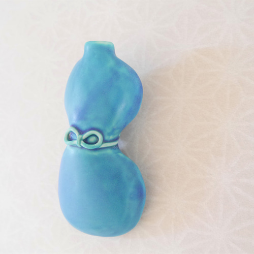 手描き 湖関月色 陶磁器 陶器花瓶 陶芸