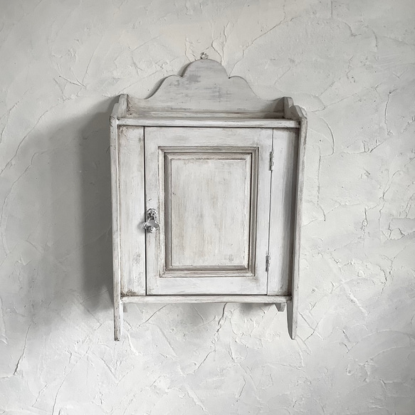フレンチシャビー ウォールキャビネット 飾り棚 ウォールラック