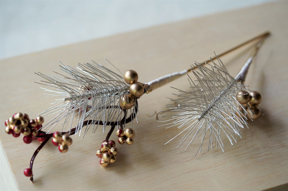 【松葉の簪】白無垢花嫁へ～特別な節目を彩る ‟髪飾り” ～ 5枚目の画像