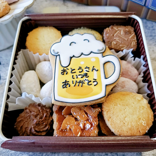 父の日 おつまみ 手作りクッキー缶 焼き菓子 父の日 おつまみ 手作りクッキー缶 焼き菓子