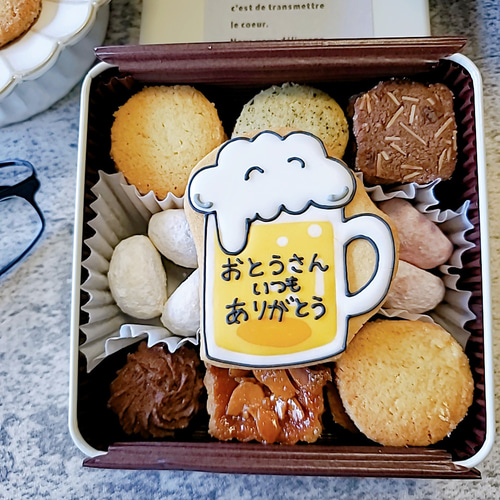 父の日クッキー缶(ビール) クッキー CAN-tasticcookies! 通販 15935218