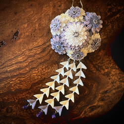 円霞 〜 菫 〜】つまみ細工 髪飾り 浴衣 結婚式 七五三 卒業式 成人式