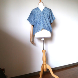 【受注製作】【生地持ち込み】ボレロ　羽織物ショート丈着物リメイク 4枚目の画像