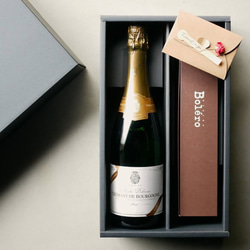 スパークリングワイン と チーズケーキ ギフトBOX   熨斗 メッセージカード 冷蔵便 送料無料 記念日 誕生日 3枚目の画像