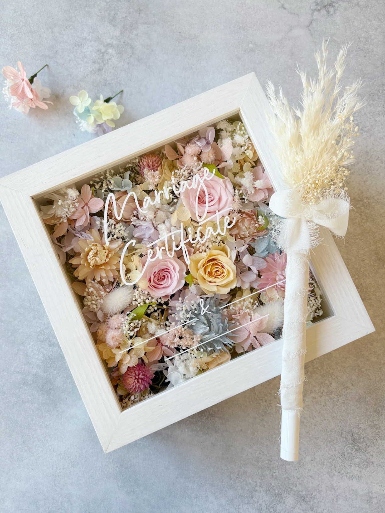 キレイに仕上がる！ゲスト参加型結婚証明書～30名