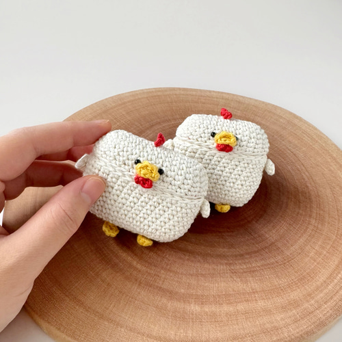 にわとりのAirPodsケース（第2世代/Pro/第3世代/AirPods4） iPhone