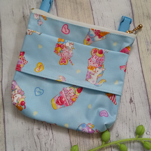 移動ポケット☆ユニコーン☆ ☆ ユニコーン.パープル 2Way移動ポケット At First アットファースト