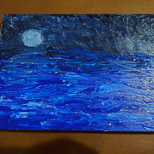 月光 絵画 Sk 通販 15936175｜Creema(クリーマ)