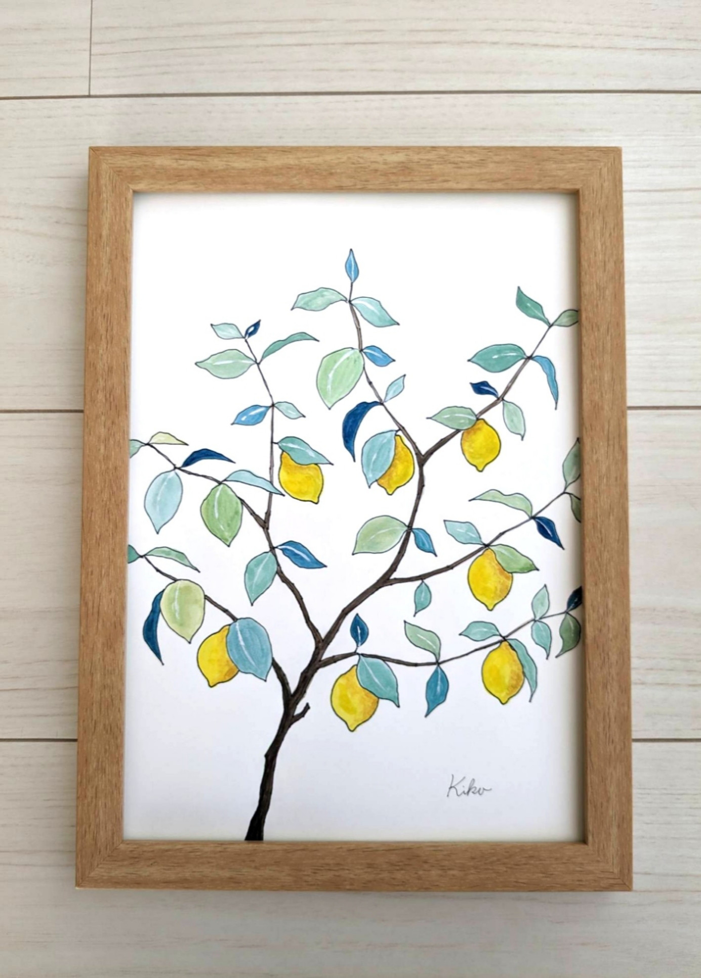 水彩画　limone 水彩画　limone