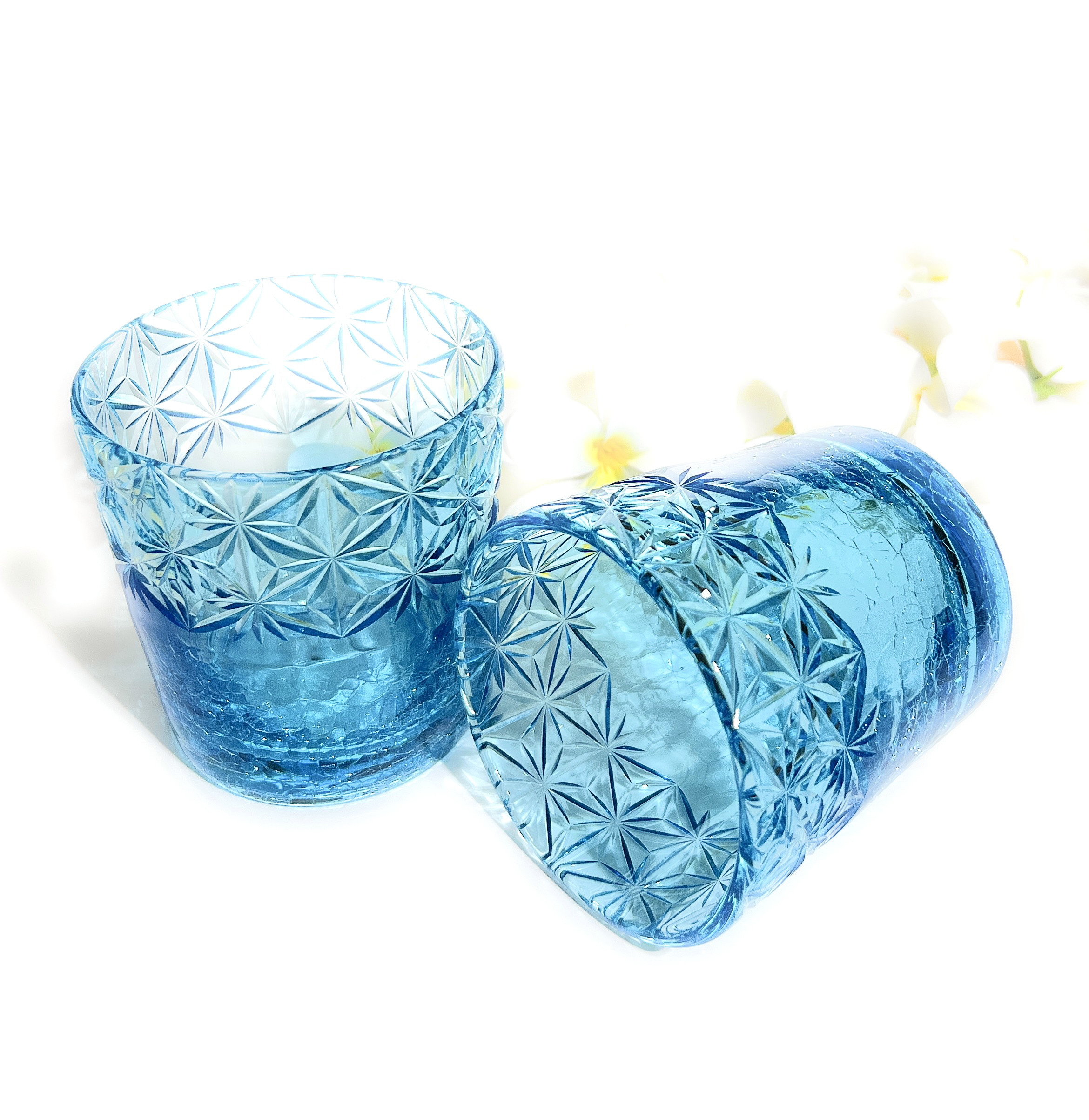 「贅沢仕上げ2個セット」琉球ガラス　ロックグラス　千代紙　空 22,792円