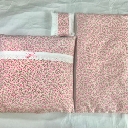 ぽぽちゃんのピンクのお花模様のお布団 3枚目の画像