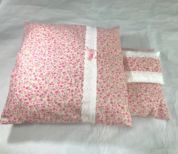 ぽぽちゃんのピンクのお花模様のお布団 5枚目の画像