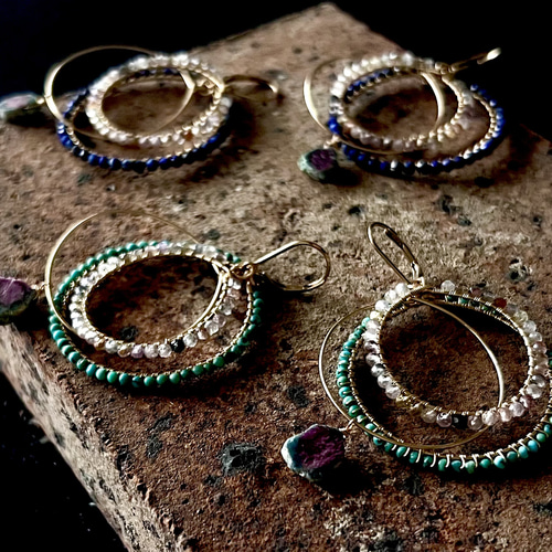 再販】【特集掲載】フープ 着せ替えチャーム/ピアス/イヤリング