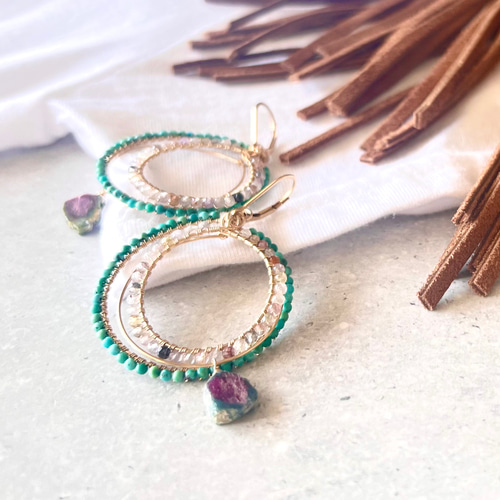 再販】【特集掲載】フープ 着せ替えチャーム/ピアス/イヤリング