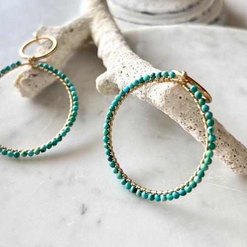 再販】【特集掲載】フープ 着せ替えチャーム/ピアス/イヤリング