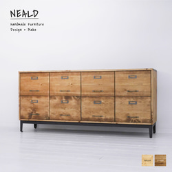 NEALD パイン材 無垢材 W180 テレビボード TV台 ローボード テレビボード テレビ台 ローボード 天然無垢材 幅180cm 無垢
