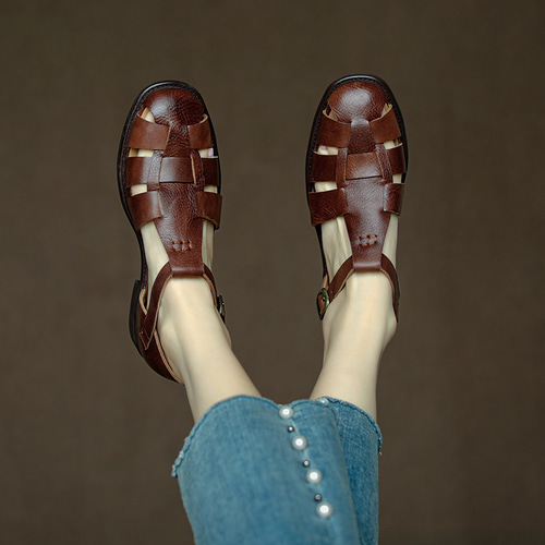 グルカサンダル サンダル 大人 ローヒール 履きやすい 黒 カカオ 春 夏