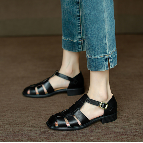 グルカサンダル サンダル 大人 ローヒール 履きやすい 黒 カカオ 春 夏