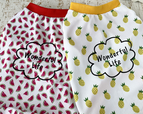 B & C mama　フレブル柄　クールタンクトップ　ハンドメイド 犬服 クールタンクトップ 夏服 ☆MOU☆ ハンドメイド ペット服