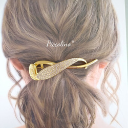 ☆ラインストーン☆ヘアクリップ☆きれいめ☆select accessory 6枚目の画像