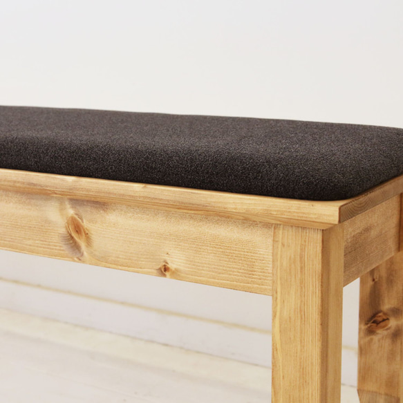 [送料無料] 無垢 ダイニングベンチ 長椅子 腰掛け [受注製作] 16-43f ：無料