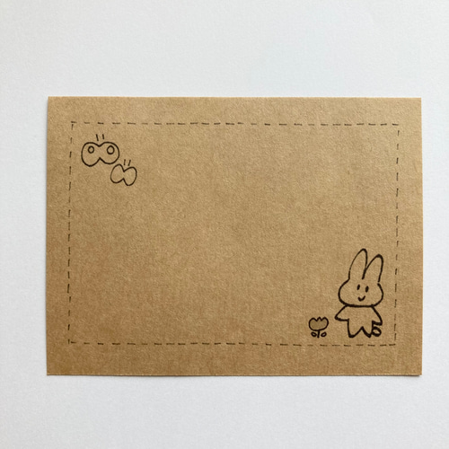 【非売品】M!LK メッセージカード ひとことメッセージカード 《 森のどうぶつ 》 メッセージカード Kumai