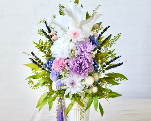 ミキ様オーダー　仏花☆プリザーブドフラワー ミキ様オーダー 仏花☆プリザーブドフラワー ミキ様オーダー 仏