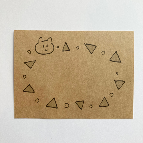 ひとことメッセージカード 《 どうぶつたち 》 メッセージカード