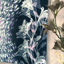 【手染め・型染め】Panel Art - Lily - Flow_パネルアート－リリーフロウ 3枚目の画像
