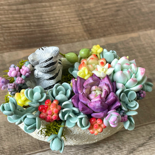 多肉樹脂粘土フラワーパーツセット 多肉樹脂粘土フラワーパーツセット