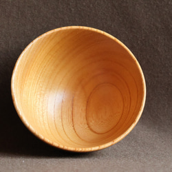 木製 ご飯茶碗（ケヤキ）no.24 2枚目の画像