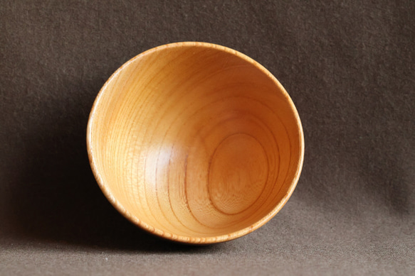 木製 ご飯茶碗（ケヤキ）no.24 2枚目の画像