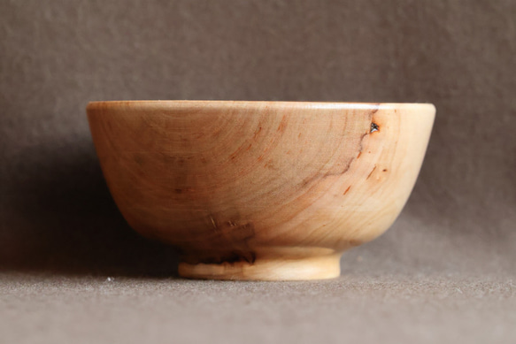 木製 ご飯茶碗（サクラ）no.8 4枚目の画像