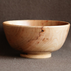 木製 ご飯茶碗（サクラ）no.8 1枚目の画像