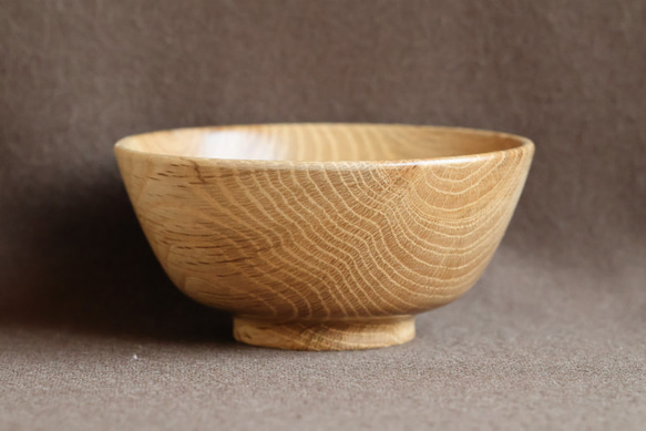 木製 ご飯茶碗（ナラ）no.10 1枚目の画像