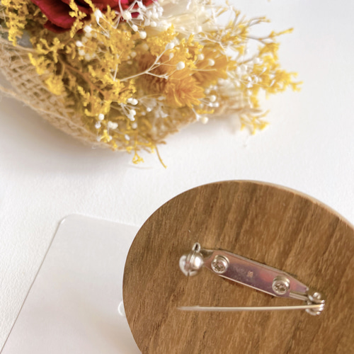 ミナペルホネンのブローチ♪ mina perhonen sound drop -choucho- ブローチ - ミナペルホネン正規