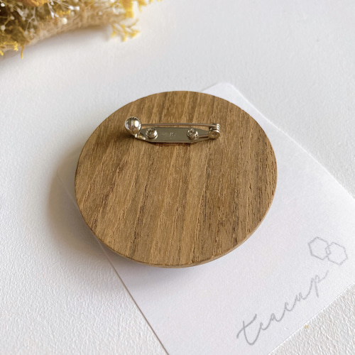 ブローチ ミナペルホネン タンバリンネイビー ブローチ teacup 通販