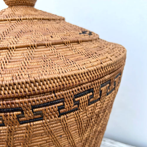 ◇アタ製 壺型バスケット Lサイズ◇かご◇Lサイズ◇ フリーボックス