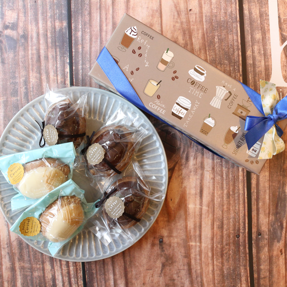 ☆数量限定☆「コーヒーBOX」☆コーヒーケーキとキャラメルマキアートのセット 2枚目の画像
