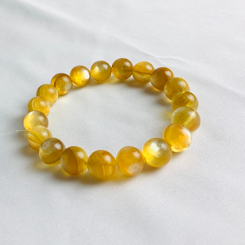 天然石 非常に希少価値が高く 高グレード黄金雲母13～14⁺㎜2個セット