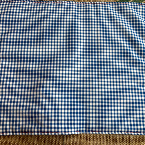 デニムパッチワークカフェマット ハンドメイド カーペット・絨毯・ラグ