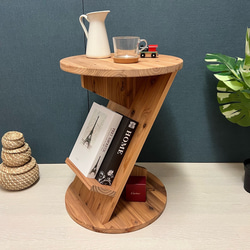 丸い杉のサイドテーブル【ハンドメイド家具】 送料無料】 サイドテーブル 丸形 45cm 60cm 杉 サイドテーブル 栄町