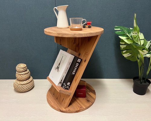 table-03069 CEDAR サイドテーブル スツール 国産杉 無垢材 無