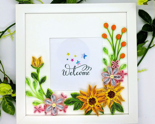 ペーパークイリング♥クリアーフォトフレーム b1cc4d7dc1090d712ab29efd7517f9