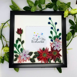 再販」ペーパークイリング・フォトフレーム・レッド フォトフレーム