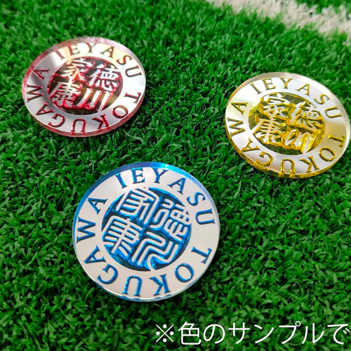 新商品】3D立体彫刻 ゴルフマーカー Φ30 その他アクセサリー