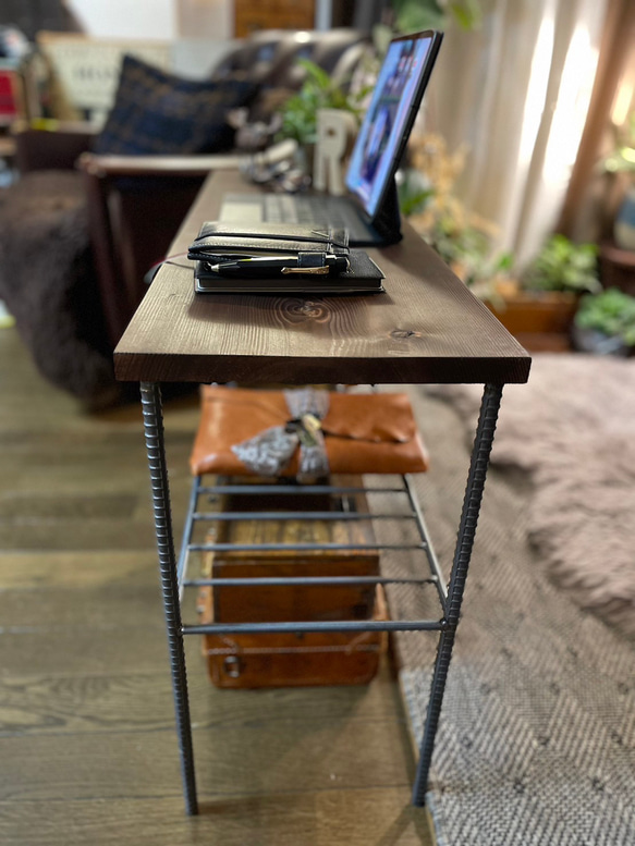 サイドテーブル　スツール　ベンチ　テーブルラック　ハンドメイド　オーダーメイド 6枚目の画像