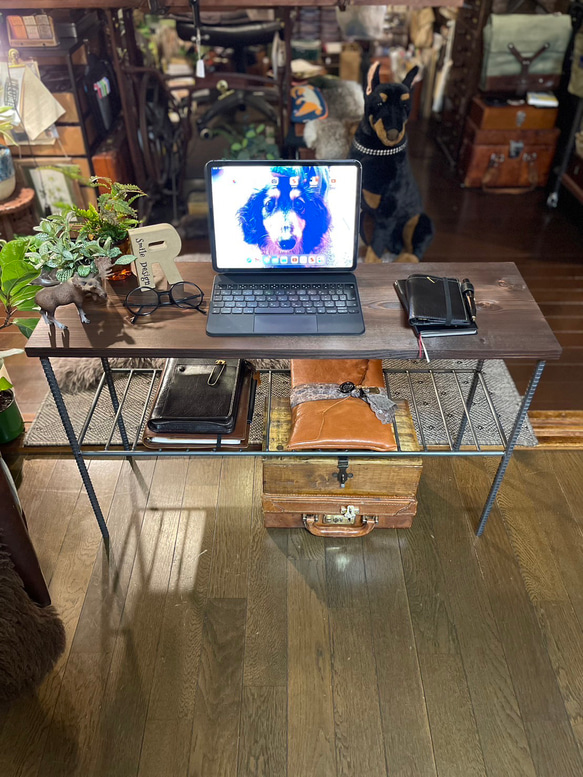 サイドテーブル　スツール　ベンチ　テーブルラック　ハンドメイド　オーダーメイド 9枚目の画像